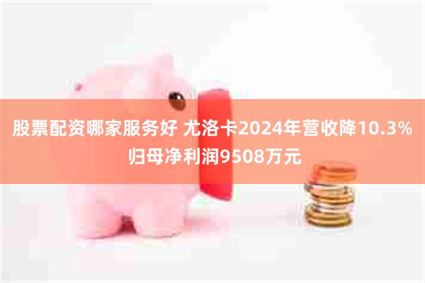 股票配资哪家服务好 尤洛卡2024年营收降10.3% 归母净利润9508万元