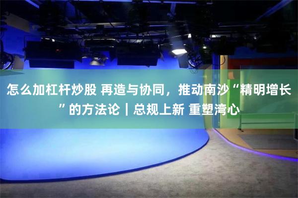 怎么加杠杆炒股 再造与协同，推动南沙“精明增长”的方法论｜总规上新 重塑湾心