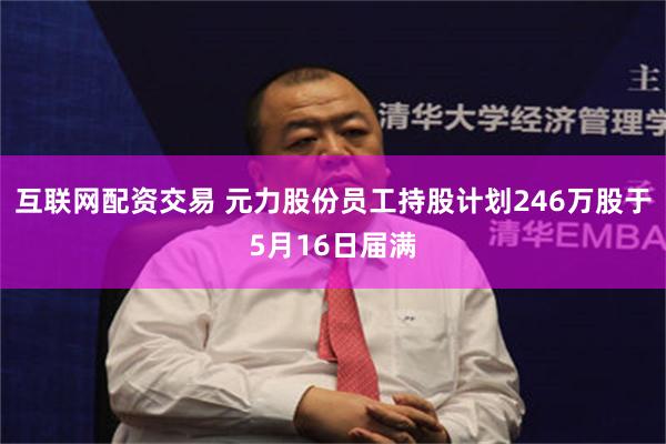 互联网配资交易 元力股份员工持股计划246万股于5月16日届满