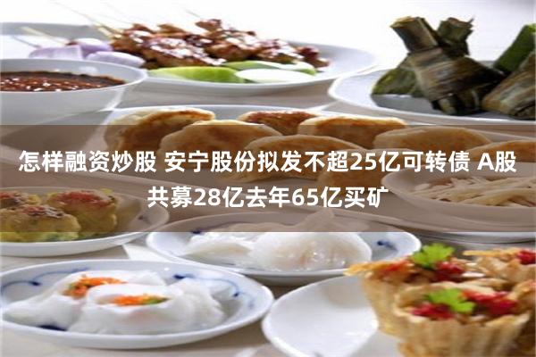 怎样融资炒股 安宁股份拟发不超25亿可转债 A股共募28亿去年65亿买矿