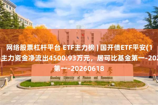 网络股票杠杆平台 ETF主力榜 | 国开债ETF平安(159651)主力资金净流出4500.93万元，居可比基金第一-20260618