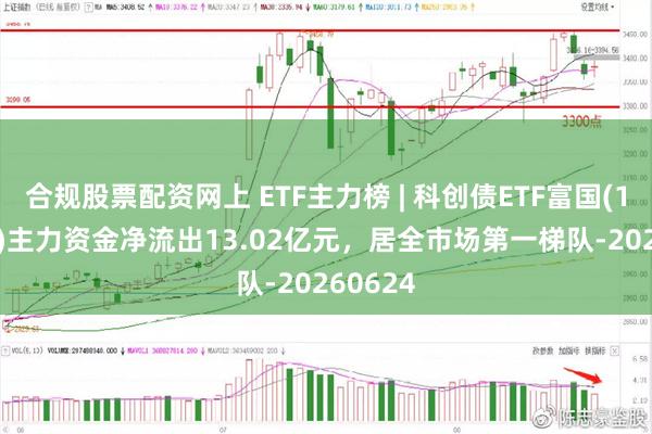 合规股票配资网上 ETF主力榜 | 科创债ETF富国(159200)主力资金净流出13.02亿元，居全市场第一梯队-20260624