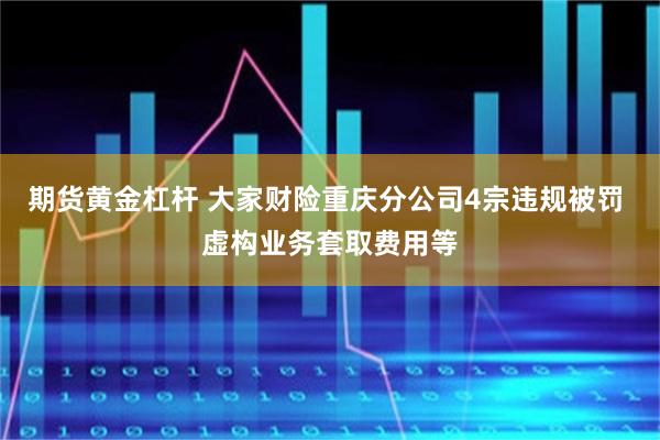 期货黄金杠杆 大家财险重庆分公司4宗违规被罚 虚构业务套取费用等