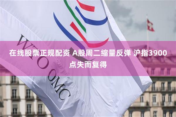 在线股票正规配资 A股周二缩量反弹 沪指3900点失而复得