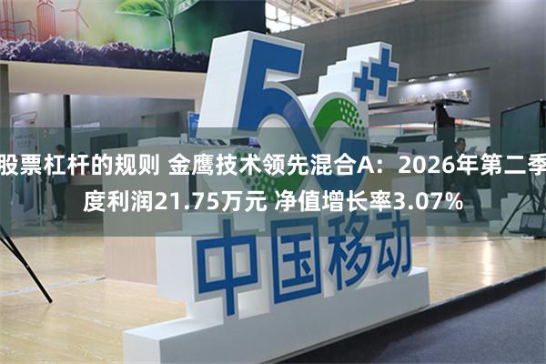 股票杠杆的规则 金鹰技术领先混合A：2026年第二季度利润21.75万元 净值增长率3.07%