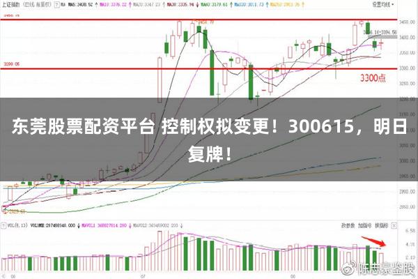 东莞股票配资平台 控制权拟变更！300615，明日复牌！