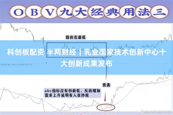 科创板配资 半两财经｜乳业国家技术创新中心十大创新成果发布