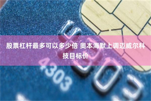 股票杠杆最多可以多少倍 奥本海默上调迈威尔科技目标价