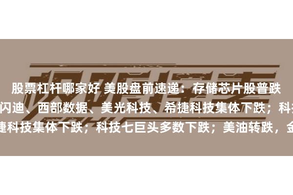 股票杠杆哪家好 美股盘前速递：存储芯片股普跌，SK海力士跌超1%，闪迪、西部数据、美光科技、希捷科技集体下跌；科技七巨头多数下跌；美油转跌，金银齐涨