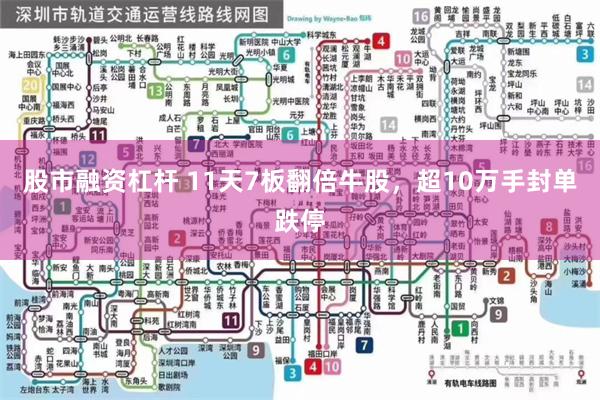 股市融资杠杆 11天7板翻倍牛股,超10万手封单跌停