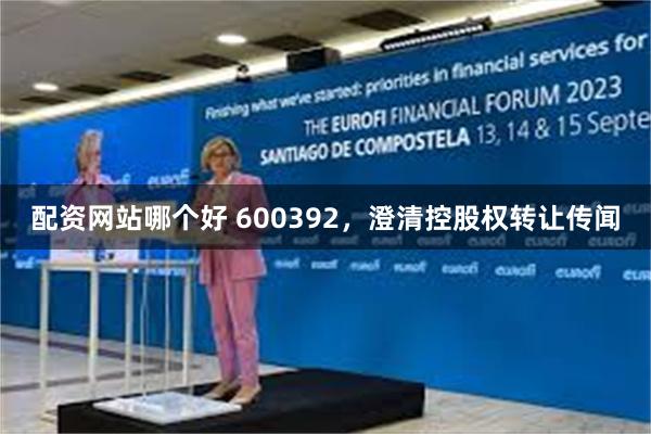 配资网站哪个好 600392，澄清控股权转让传闻