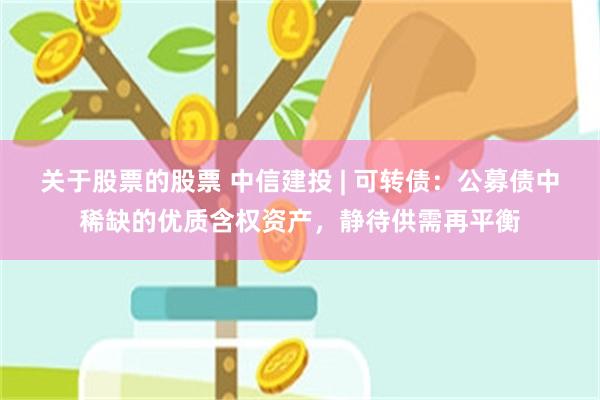 关于股票的股票 中信建投 | 可转债：公募债中稀缺的优质含权资产，静待供需再平衡